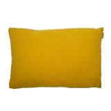 Coussin en coton Jill ocre 60x40 - vue avant