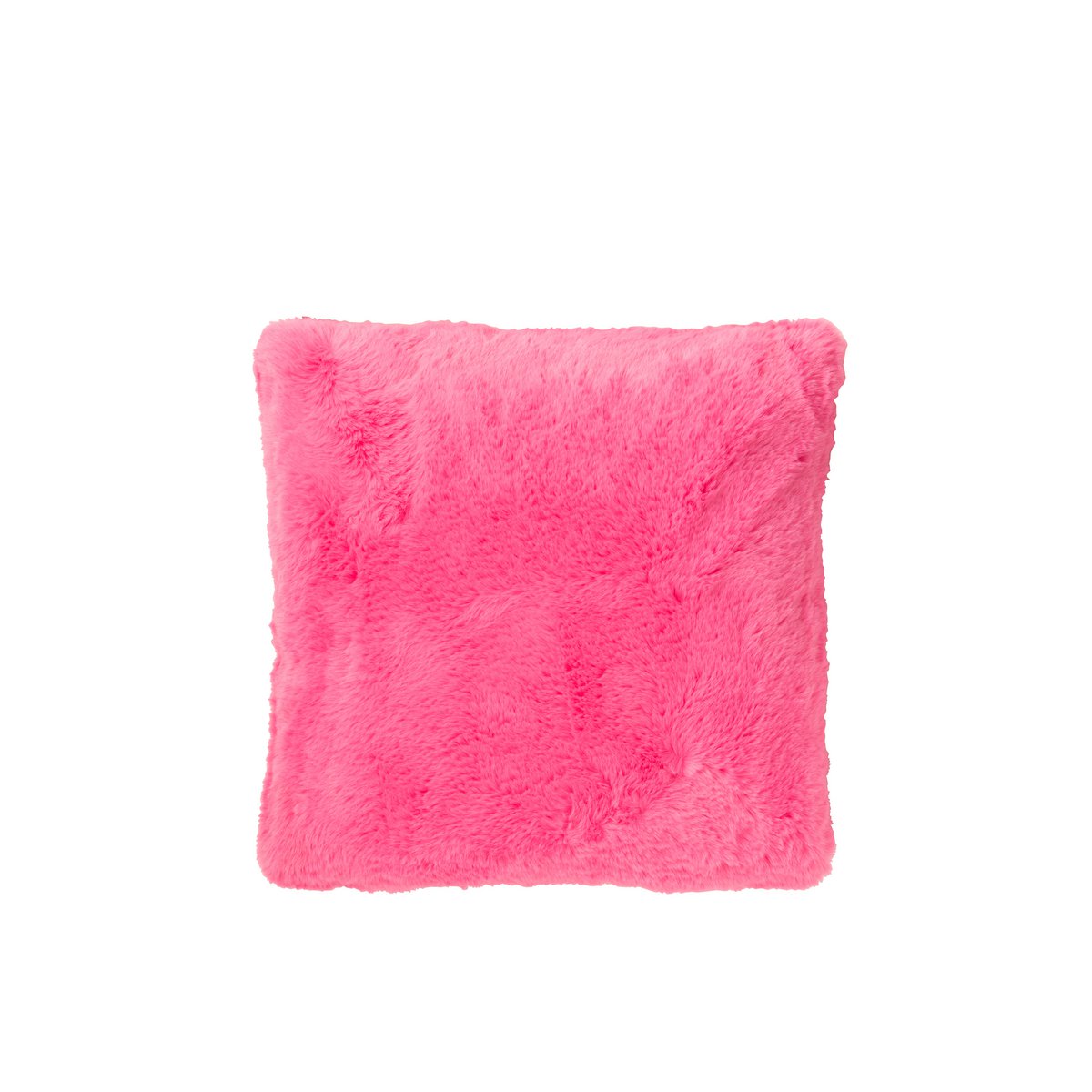 Coussin Cutie J-Line en polyester rose, élégant et moderne
