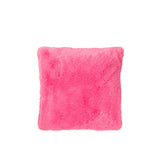 Coussin Cutie J-Line en polyester rose, élégant et moderne