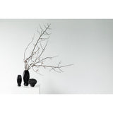 Vase boule design innovant, verre noir, RUD00_Luxury Edition