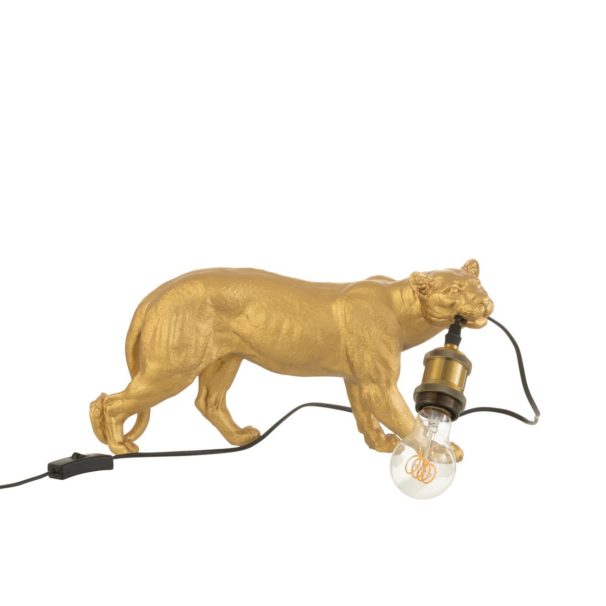 Vue latérale de la lampe J-line Poema, mettant en avant ses dimensions