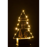 Détail du calendrier sapin de Noël J-Line, éclairage LED