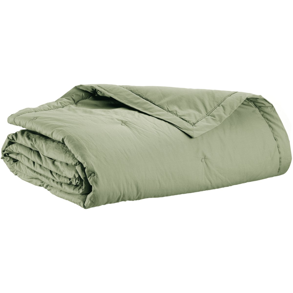 Jeté de lit Tika Thym 260 x 260 cm avec finitions élégantes