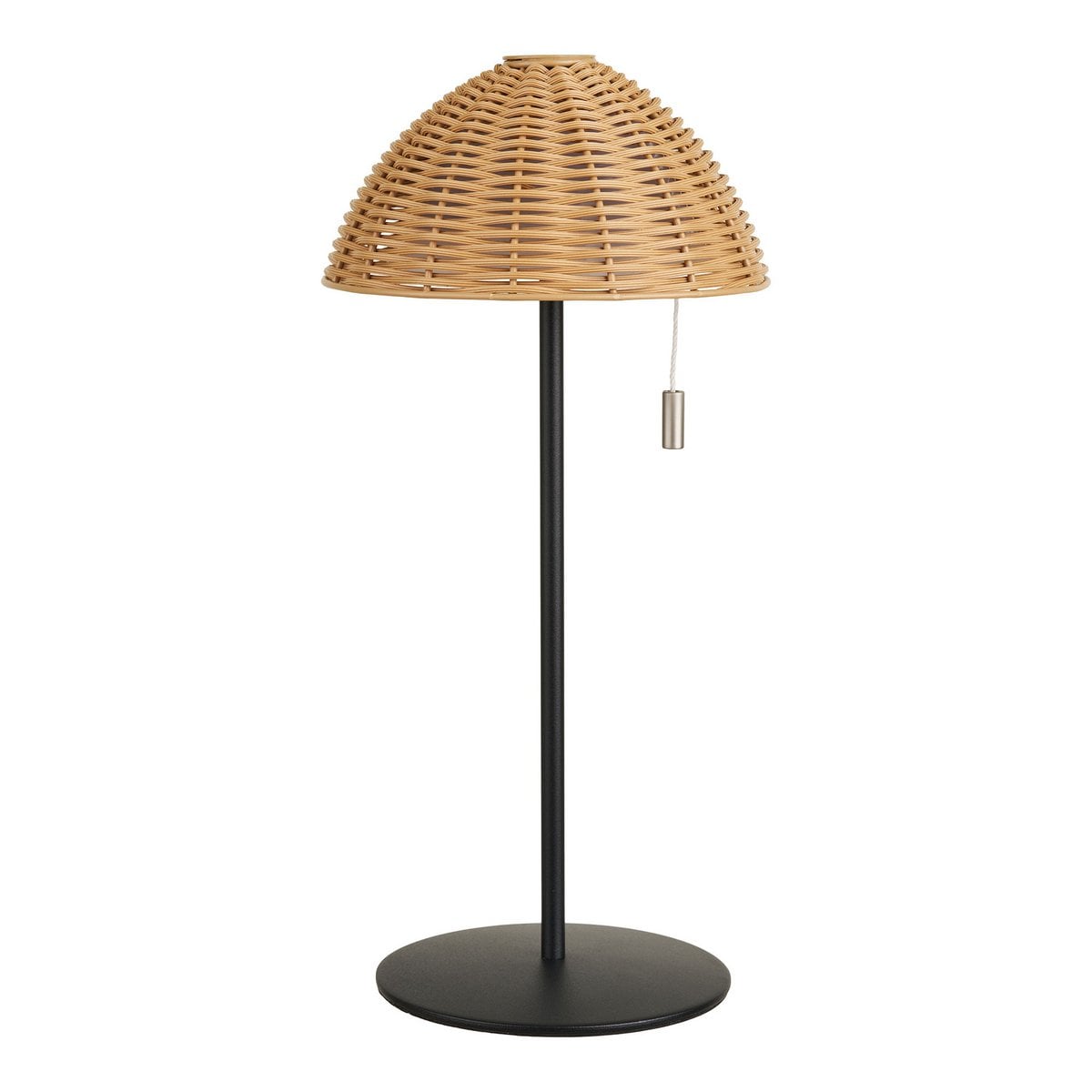 Lampe de table LED Wigan en métal, vue de face