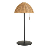 Lampe de table LED Wigan en métal, vue de face