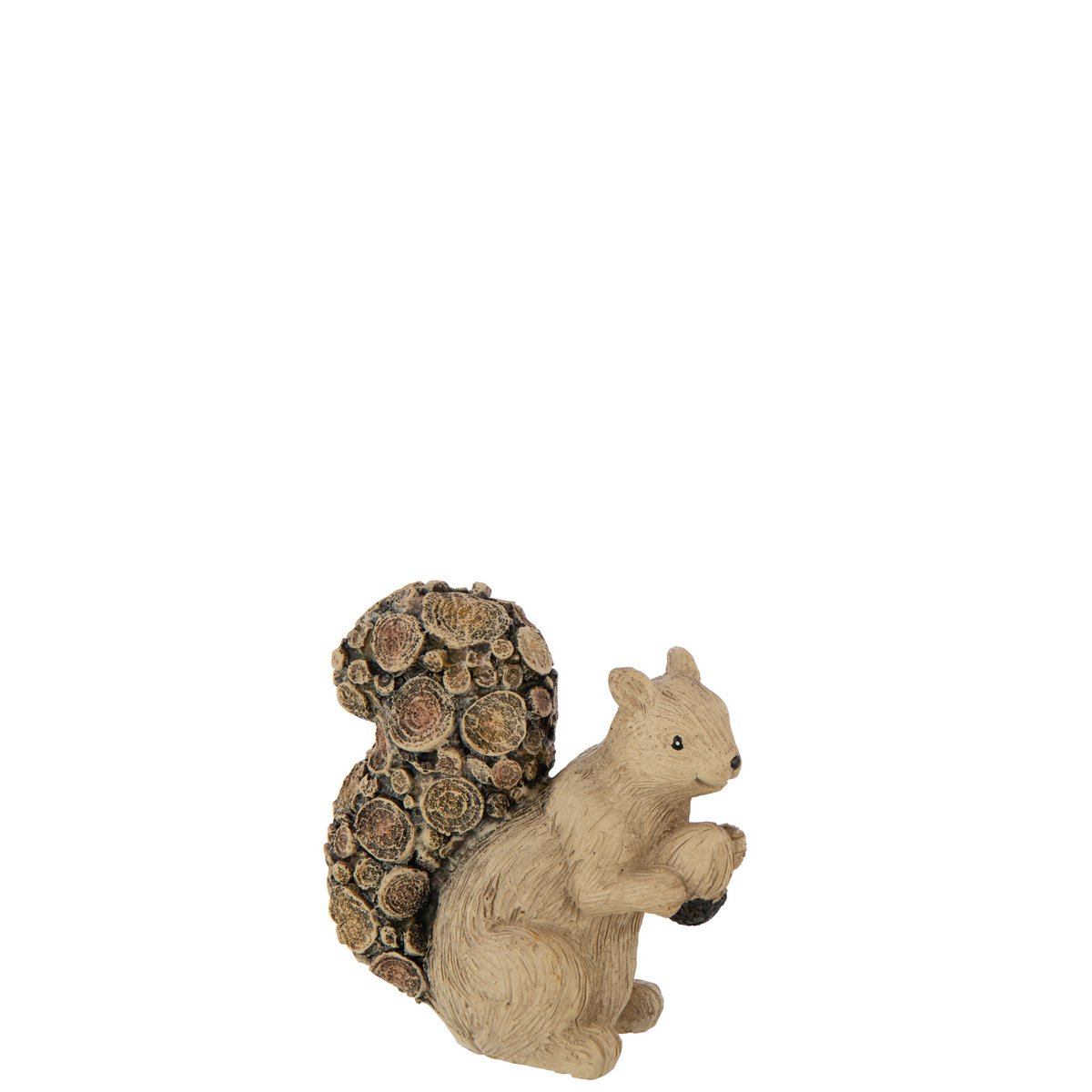 Figurine Écureuil J-Line sur une étagère, ambiance scandinave