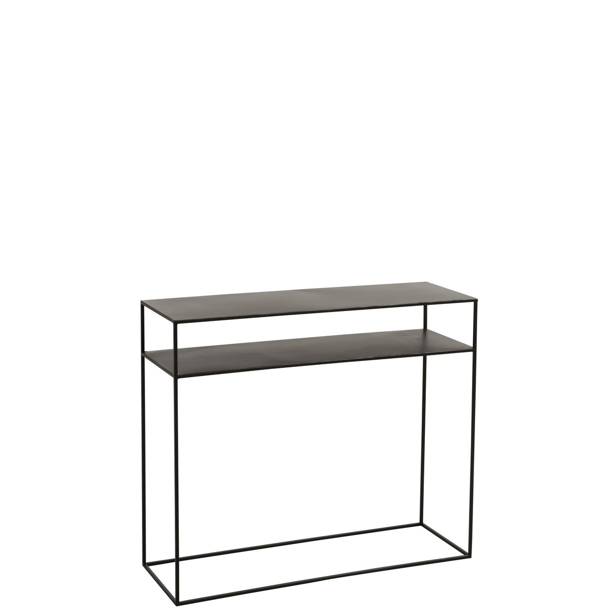Console J-Line rectangulaire avec objets décoratifs