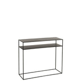 Console J-Line rectangulaire avec objets décoratifs