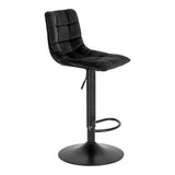 Chaise de bar Middelfart avec hauteur réglable, vue latérale