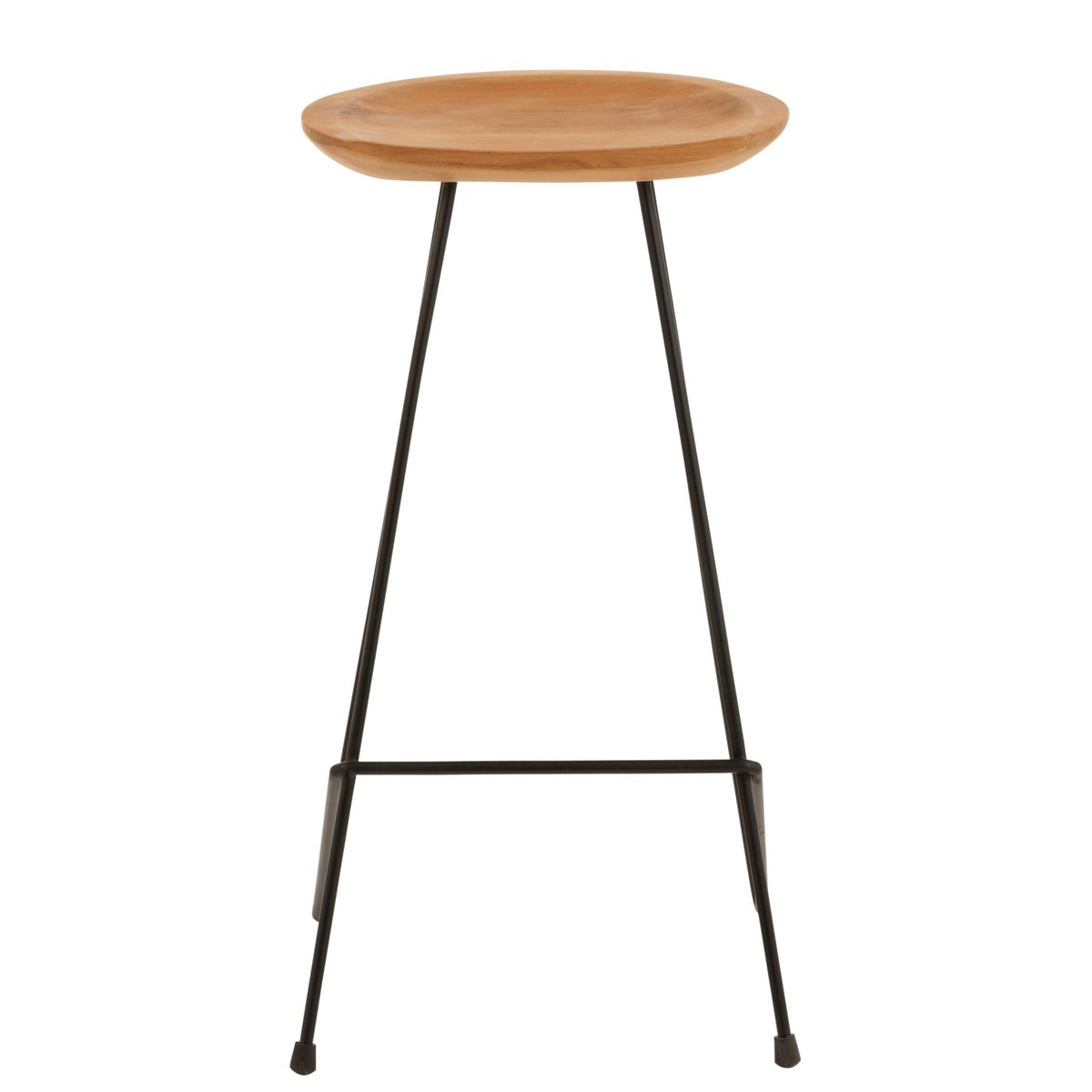 Chaise de bar J-Line vue de côté montrant le design élégant