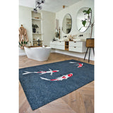 Tapis Eco - Bassin Japonais - Tapis bleu