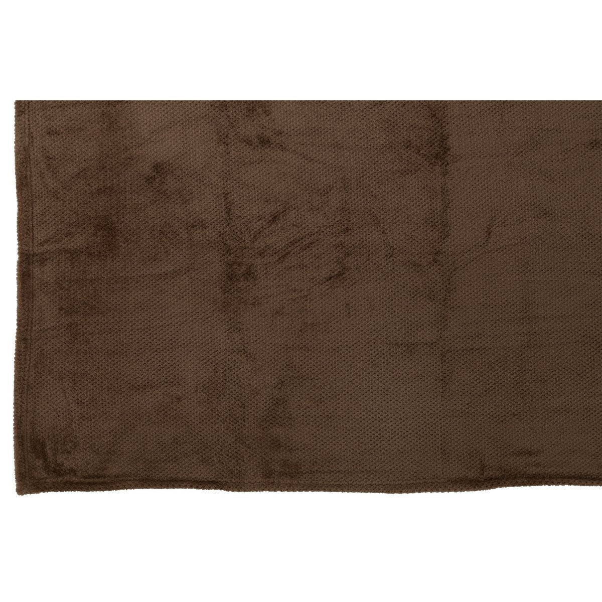 Couverture J-Line Snuggle marron foncé, vue générale