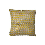 Coussin Santa Eulalia moutarde 45x45