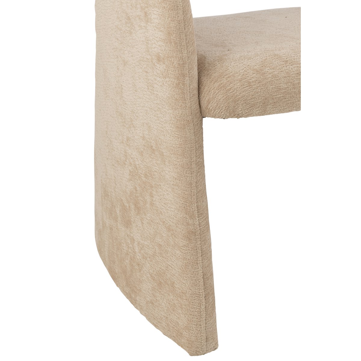 Chaise Anis Beige - vue latérale