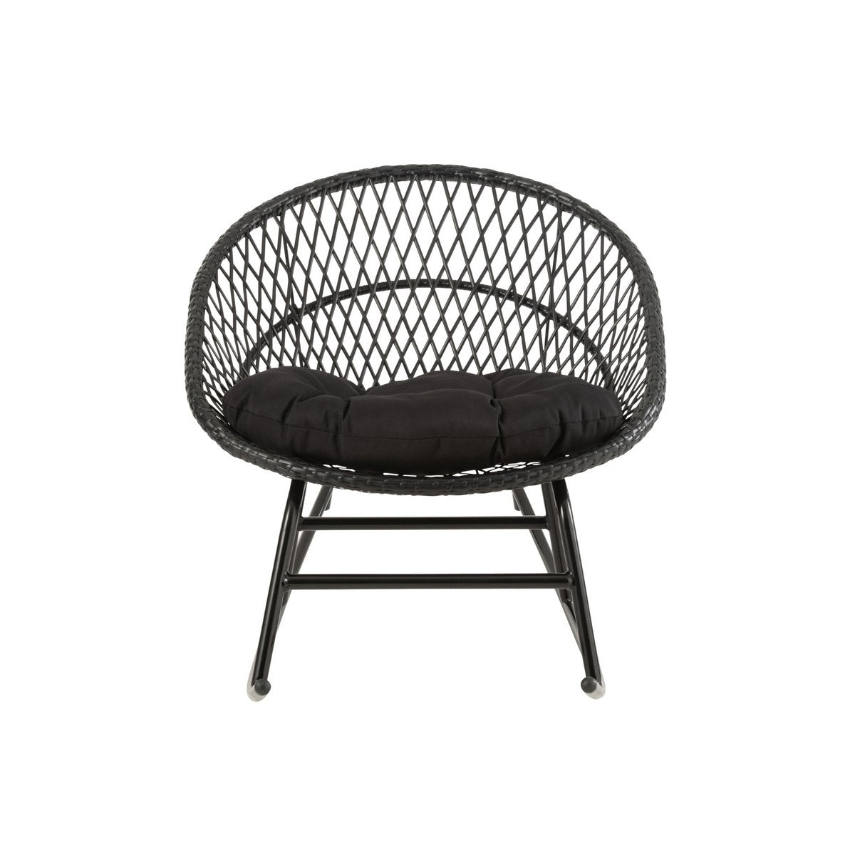 Détail du coussin Zayo sur le rocking chair J-Line