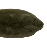 Coussin décoratif J-Line vert 45x45 cm, en polyester, sur canapé moderne