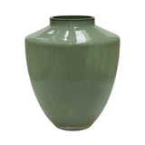 Vase Tugela en verre vert pastel