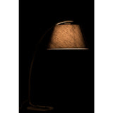Détail de la structure métallique noire de la lampe J-Line Arc