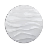 Lampe à plafond à LED de maison intelligente "Austin" avec un effet cristallin, de nombreuses fonctions, en métal et en plastique, blanc, avec des LED intégrées, un éclairage pour le salon ou le bureau