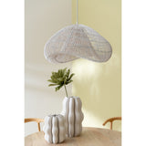 Vase Nas Smugly J-Line beige, design contemporain avec finition lisse.