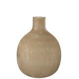Vase Soda J-Line en verre doré, vue de face avec détails élégants