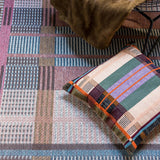 Coussin brodé Kaël Multico 45 x 45