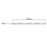 Longueur à rayures en Cob LED 3 m, fonction CCT, en plastique transparent / transparent, avec des LED intégrés