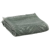 Serviette de toilette uni Zoé Thym 50 x 100