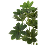 Arbre d'argent J-Line en pot vert, vue d'ensemble
