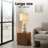 Lampe de table Menko Crème