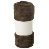 Détail de la texture de la couverture J-Line Snuggle en polyester