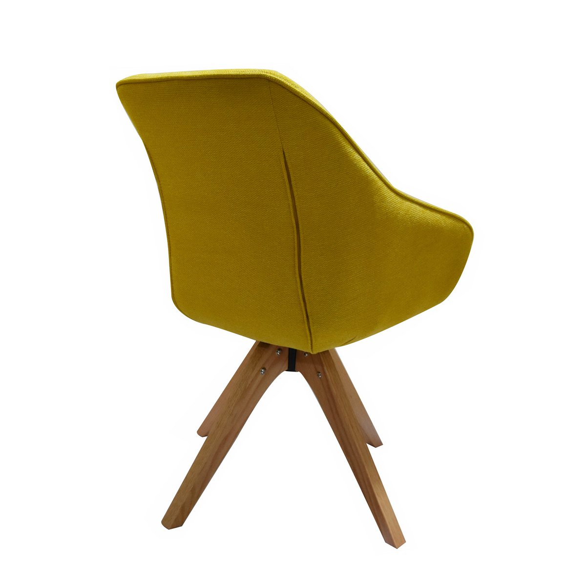 Base en forme d'étoile en chêne de la chaise pivotante