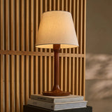 Lampe Nova en bois marron châtaignier