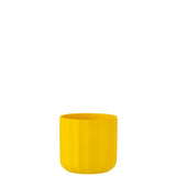 Pot de fleur J-Line Summer en céramique jaune de 15 cm de diamètre
