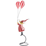 Renne J-Line en métal rouge, décor intérieur pour Noël