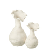 Vase J-Line Heliix blanc, design moderne et épuré, idéal pour la décoration intérieure.