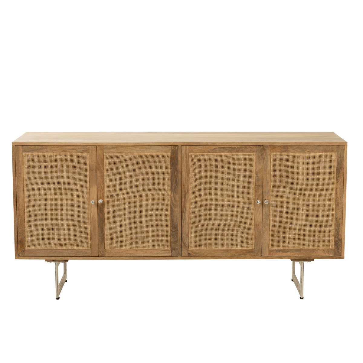Buffet J-Line en rotin et bois de manguier - naturel