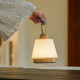 Lampe rechargeable Liv marron clair