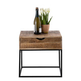 Cabinet de nuit Boîte de nuit en bois 45x45x35cm