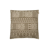 Coussin Mila taupe/écru 50x50