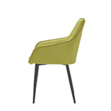 Fauteuil, lin vert