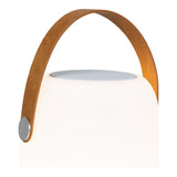 Détail du haut-parleur Bluetooth intégré à la Lampe LED Cardiff
