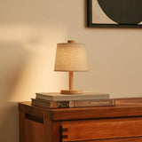 Lampe rechargeable en bois marron clair Rover