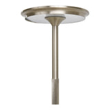 Détail du socle de la lampe Lyneham en aluminium