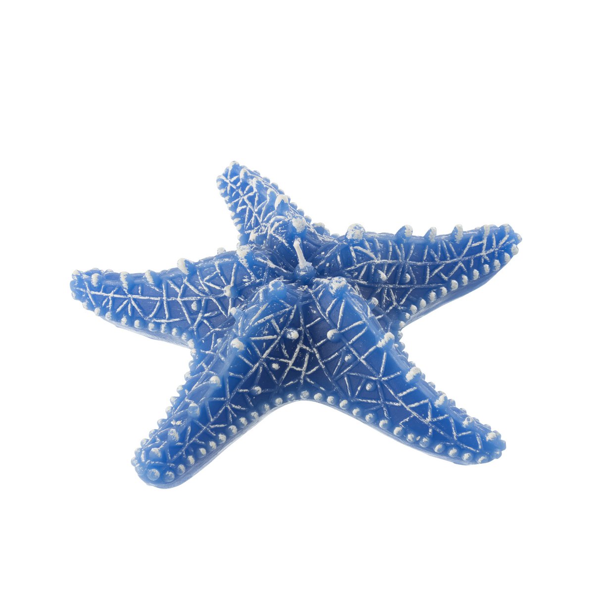 Détail de la Bougie Étoile de Mer J-Line, couleur bleue