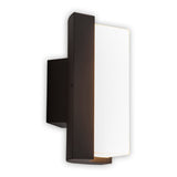 LED sur la lampe murale extérieure "Rico" de 14,8 cm de haut, en métal et en plastique en anthracite, avec LED intégré
