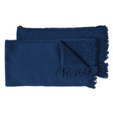 Lot de 2 serviettes invités Luna Midnight 30 x 50