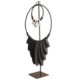 K33 Collier octo noir et blanc L