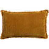 Coussin uni Fara Safran 40 x 65