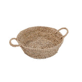 Les plateaux de panier de Raffia - Natural - S